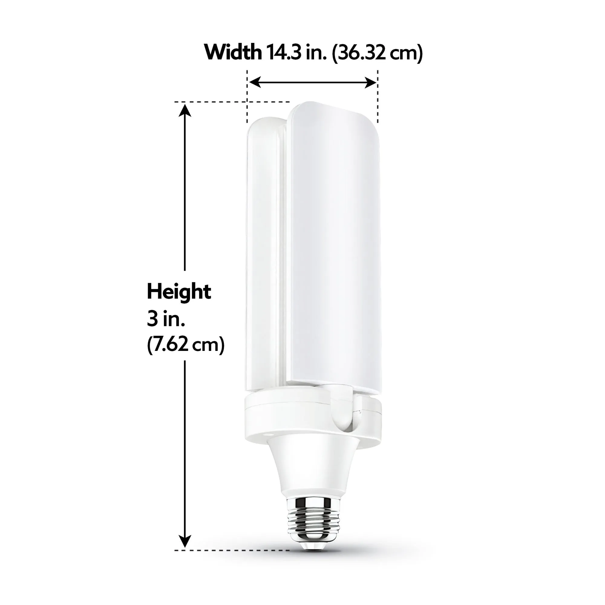 26W (150W Replacement) 2605 Lumen Daylight (5000K) Multi-Directional Panel Light