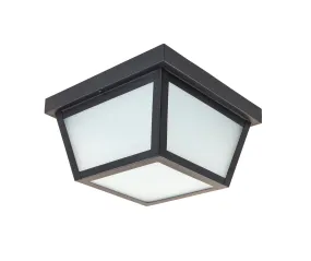 9.25” Integrated LED Square Ceiling Light, 1200 Lumens, 3K, Frosted Glass, In 3 Finishes