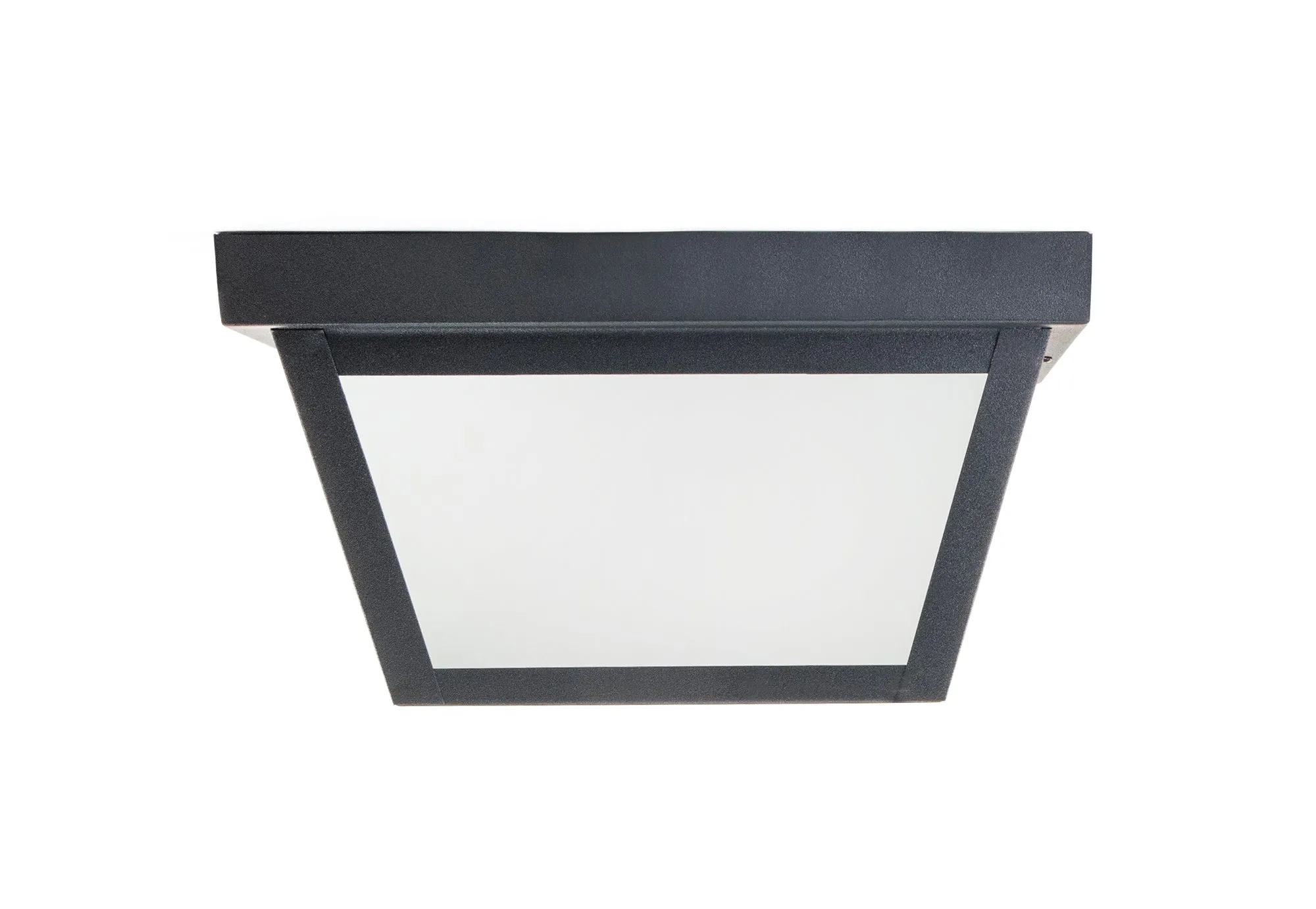 9.25” Integrated LED Square Ceiling Light, 1200 Lumens, 3K, Frosted Glass, In 3 Finishes