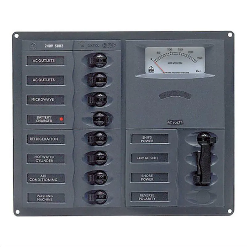 BEP 'Contour AC' Circuit Breaker Control Panels - 8   Mains Circuit