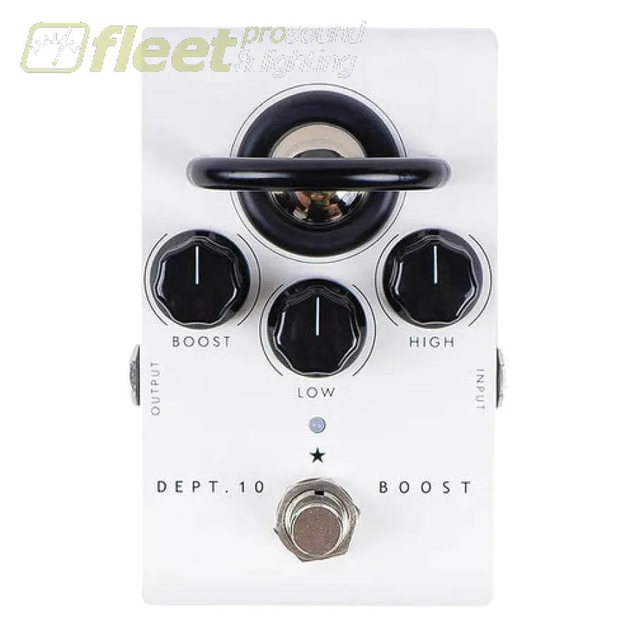 Blackstar Dept.10 Boost Valve Single Button Boost Pedal w/ CabRig Speaker Simulator DEPT10BST