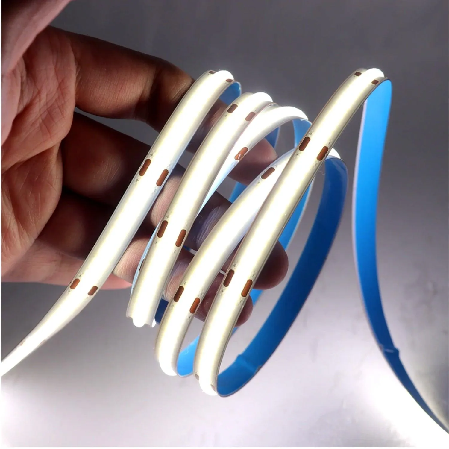 COB LED Strip Light Cool White 6000K 24V 352 LEDs/m IP20 Waterproof