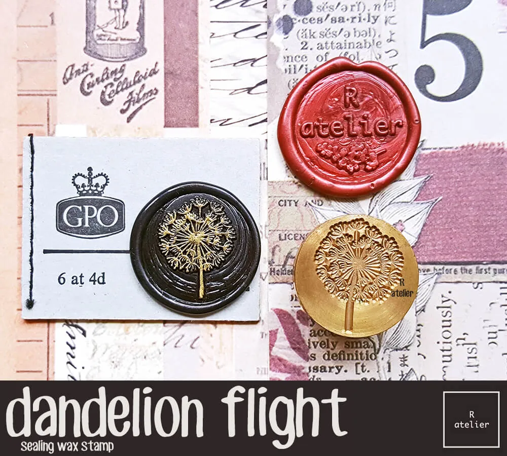 Dandelion Flight Wax Seal Stamp