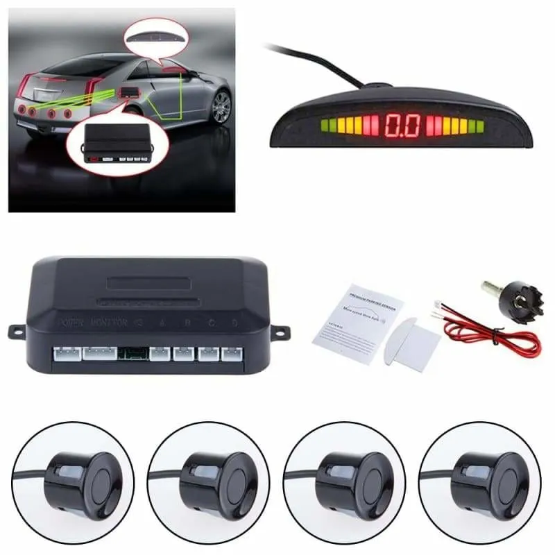 Digital Display Car Parking System  With 4 Sensors