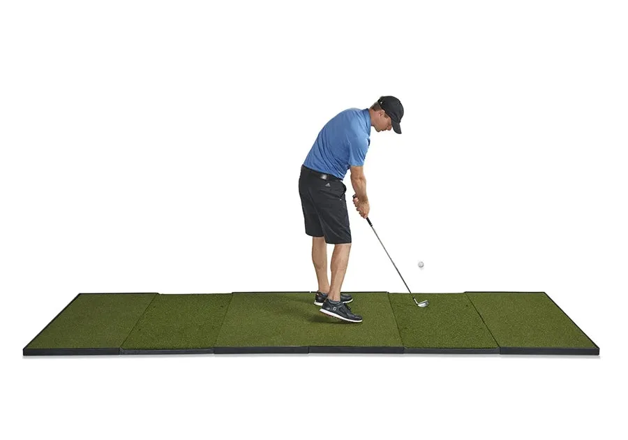 Fiberbuilt Player Preferred 12'x4' Double-Hitting Studio Golf Mat