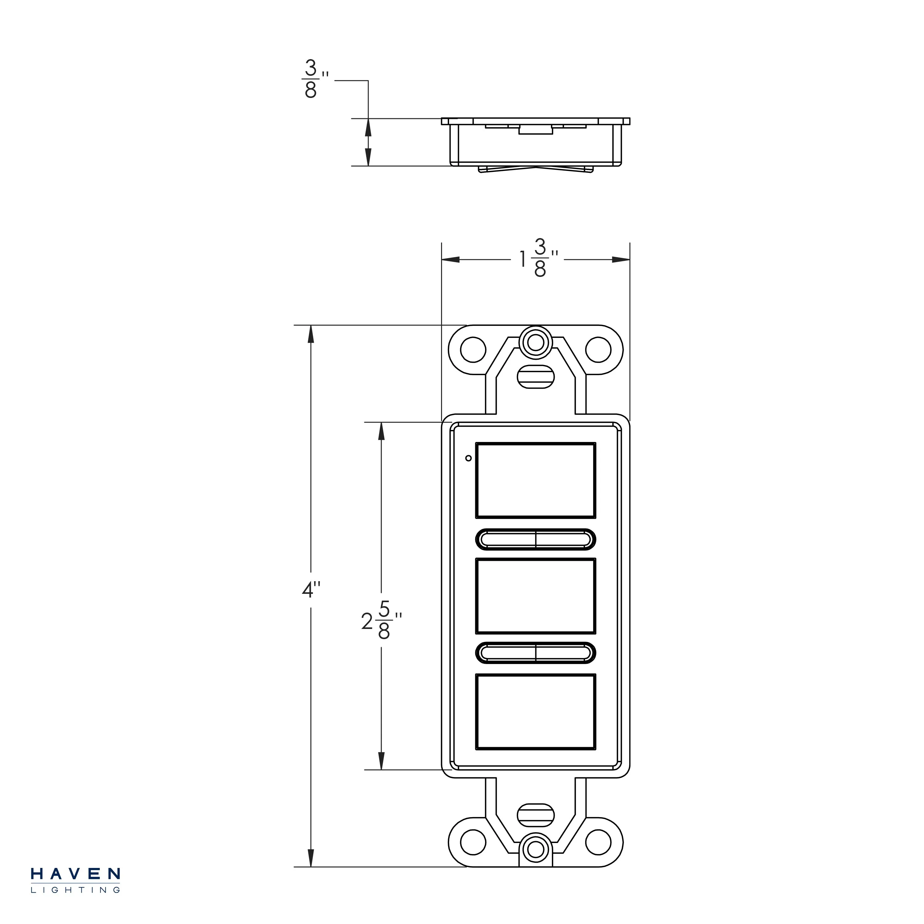 Full Color Wireless Wall Switch