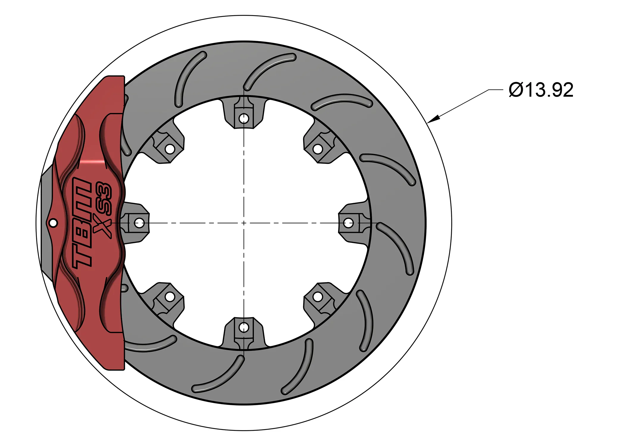 GM OBS Truck 1988-97 XS3 Front Extreme Street Brake Kit