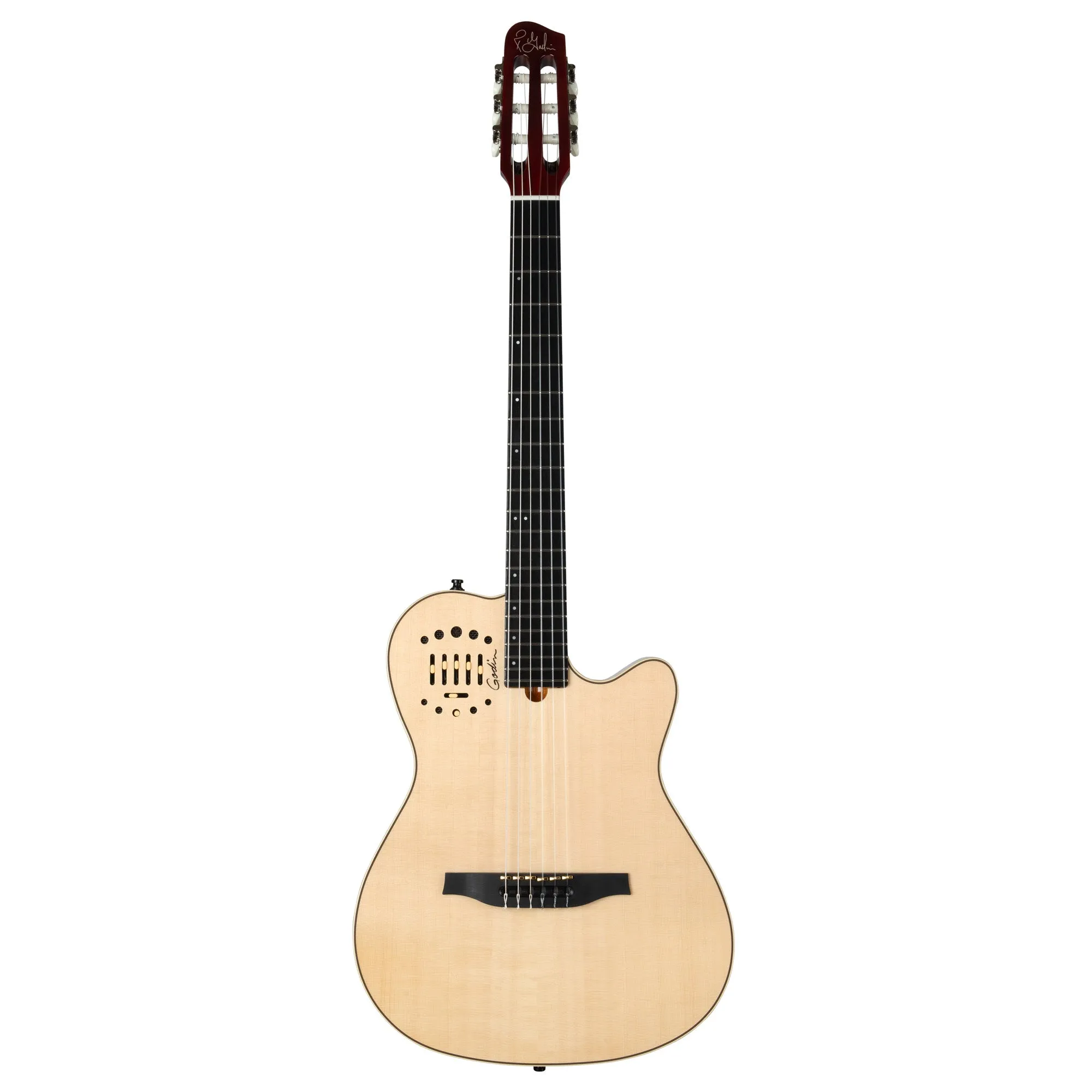 Godin Guitars MULTIAC NYLON DELUXE Electric/Acoustic Guitar (Natural)