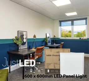 JustLED - 40W LED Slim Panel Light 600mm X 600mm