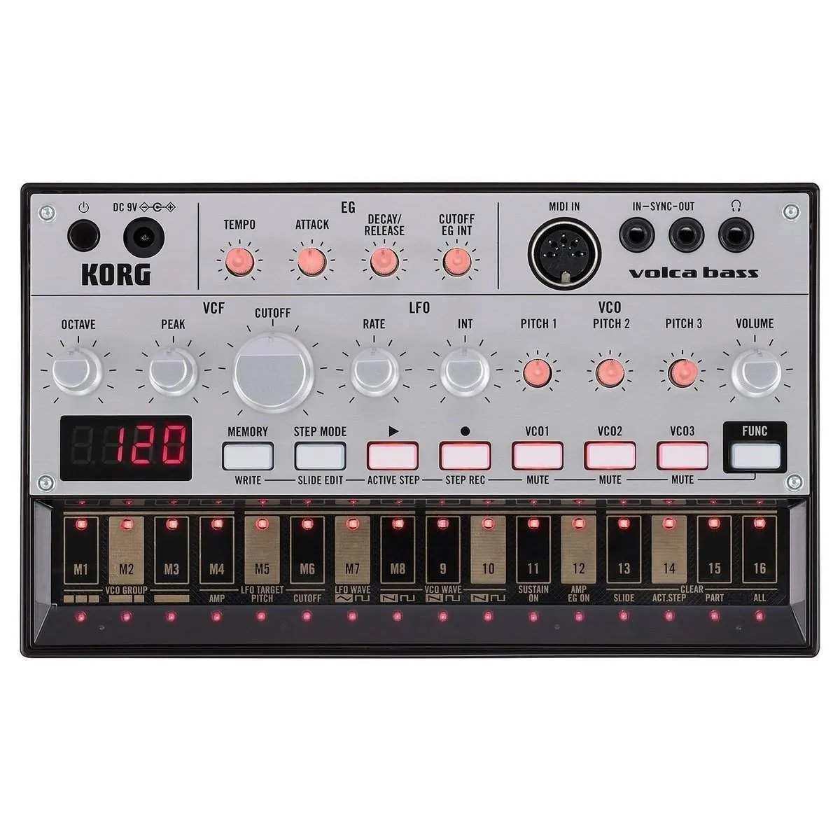 Korg Volca Bass Analog Bassline Synthesizer