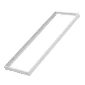 Maclean Energy MCE542 Aluminum surface frame for 1195x295mm LED ceiling panels, height 5cm