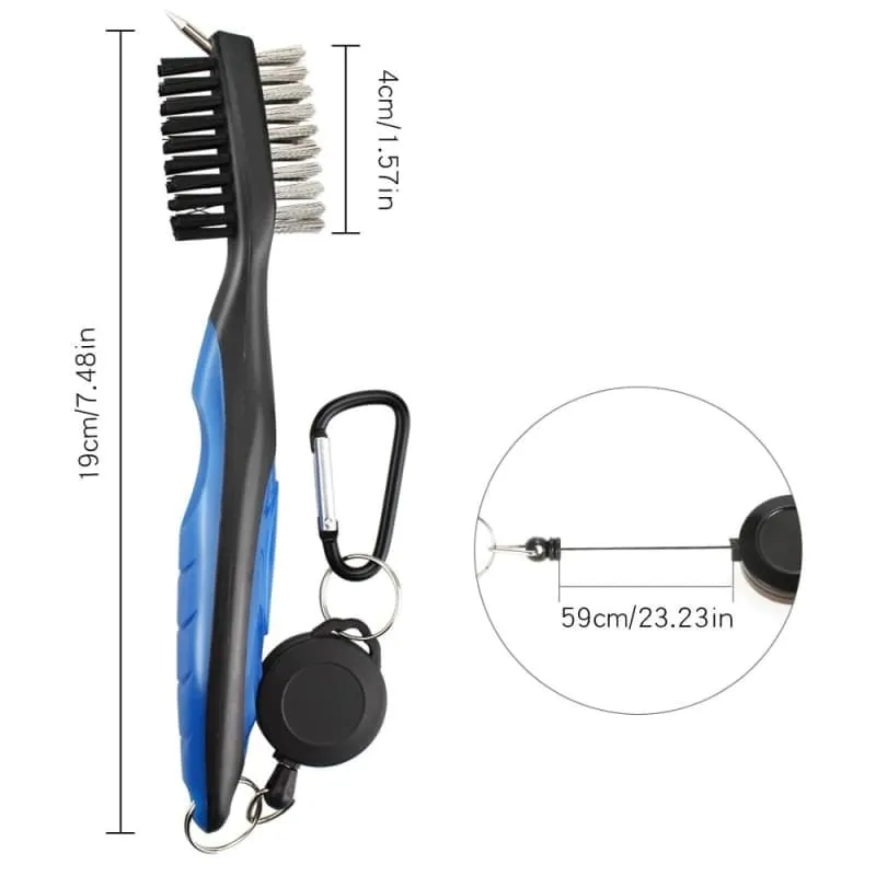 Multi-Function Golf Brush Cleaner