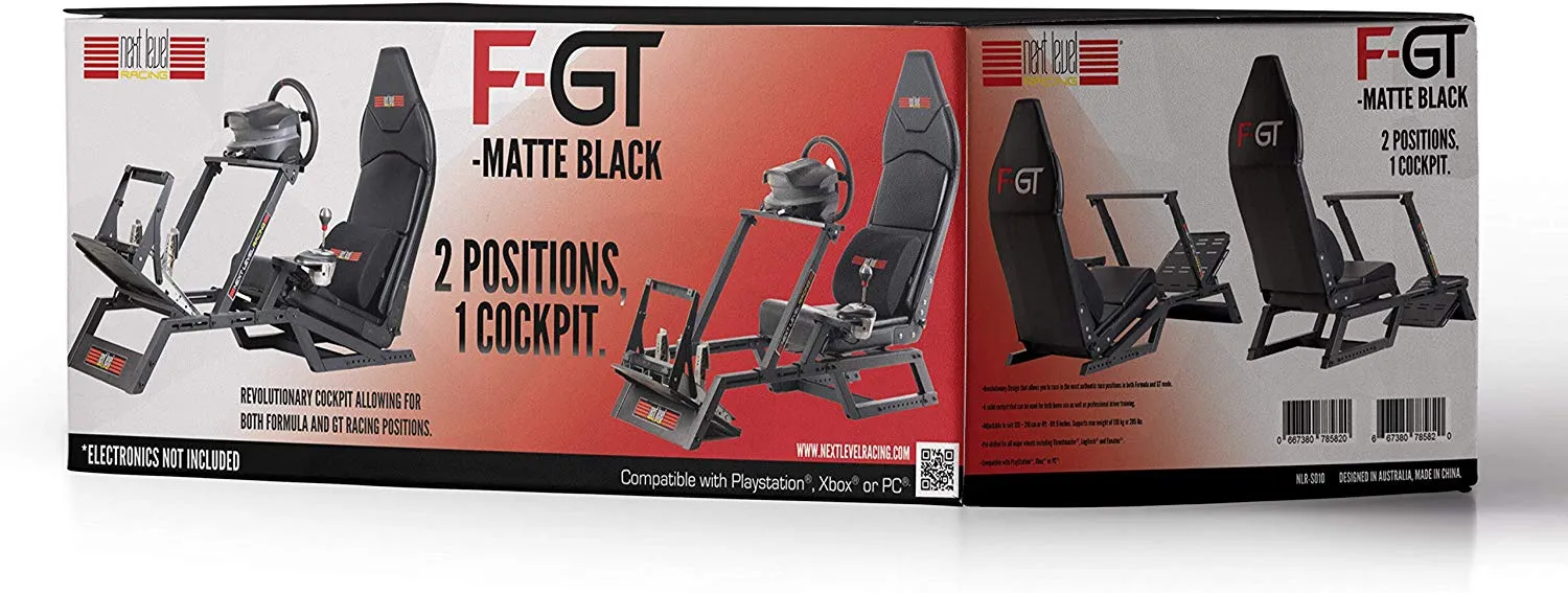 Next Level Racing F-GT Simulator Cockpit - Not Machine Specific