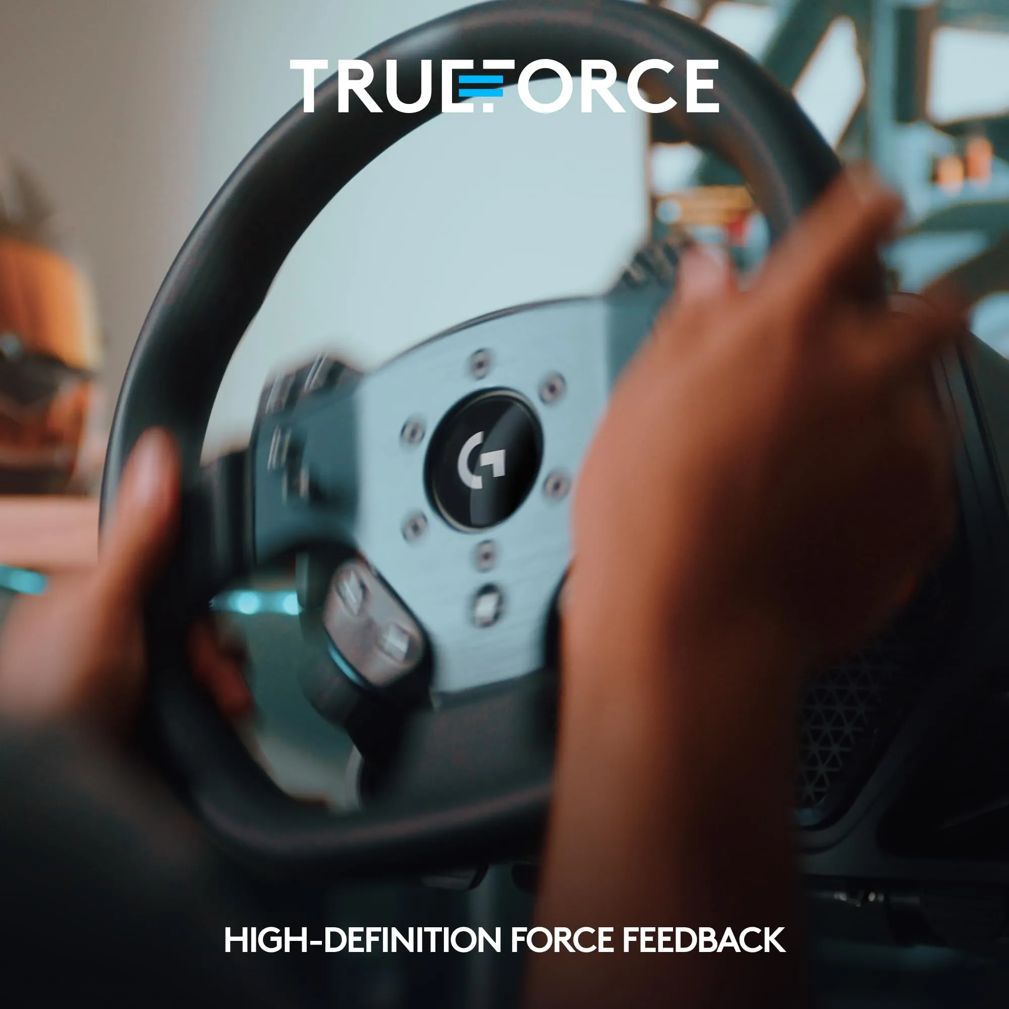 Open Box -  Logitech - PRO Racing Wheel for PC with TRUEFORCE Force Feedback - Black