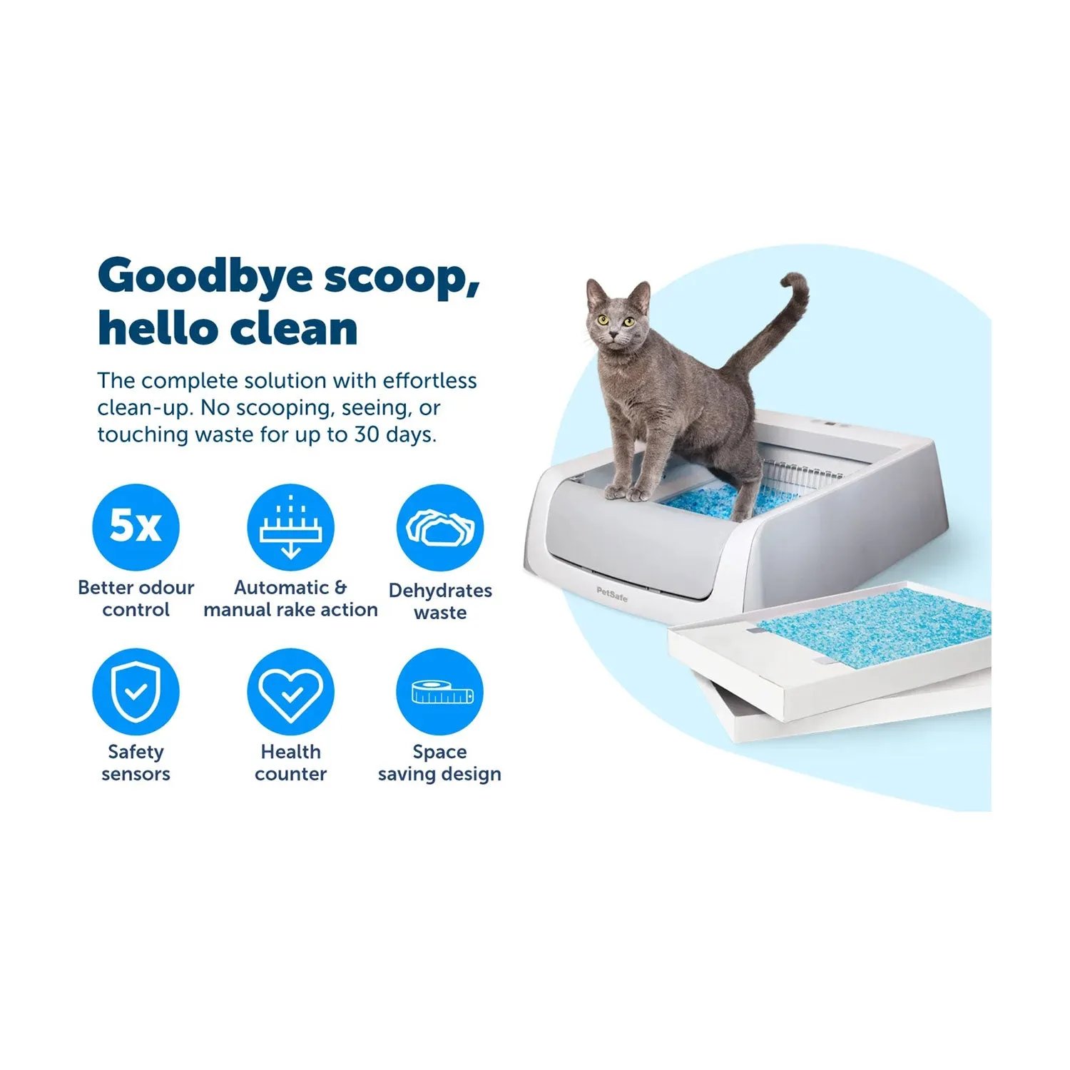 PetSafe ScoopFree Crystal Self-Cleaning Litter Box