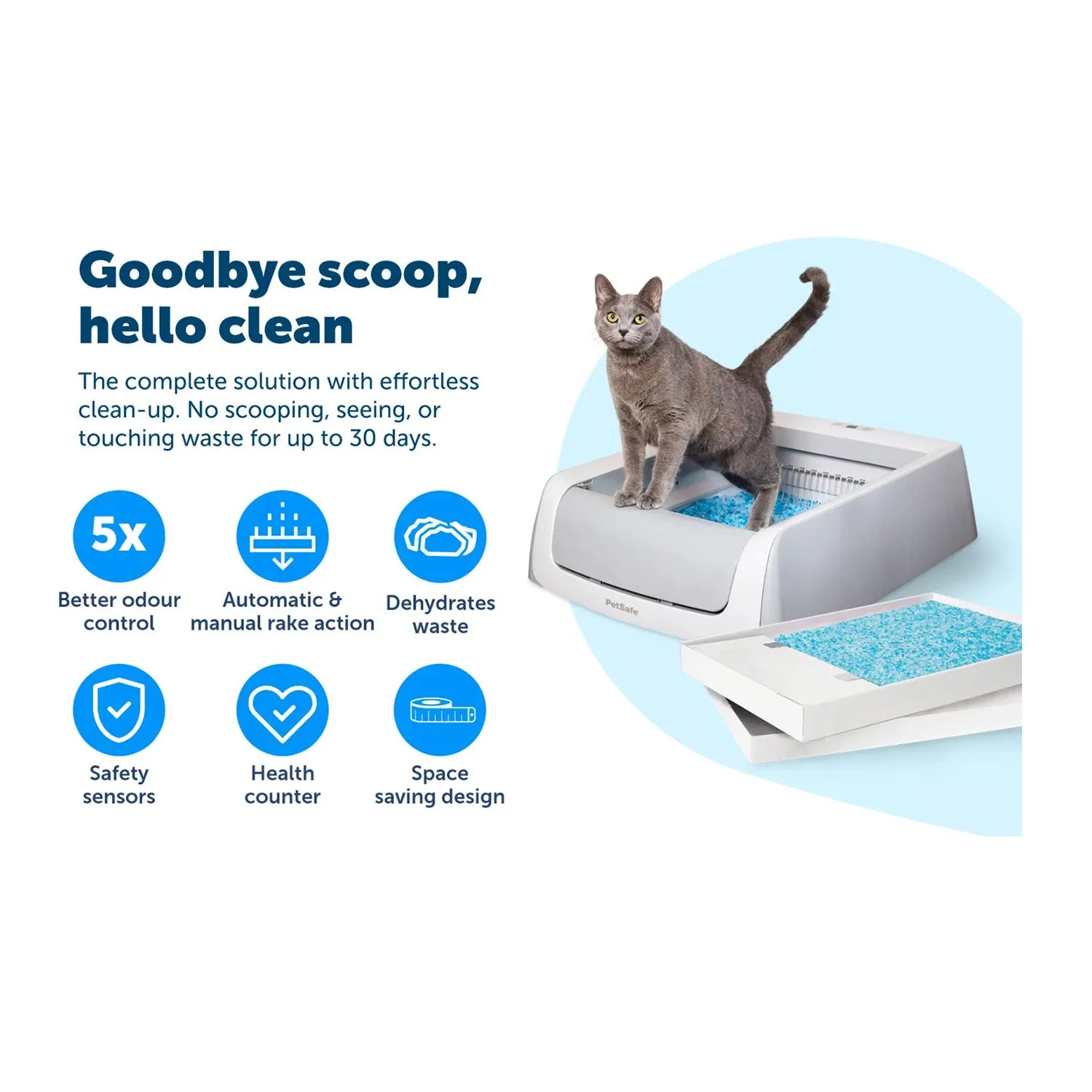 PetSafe ScoopFree Crystal Self-Cleaning Litter Box