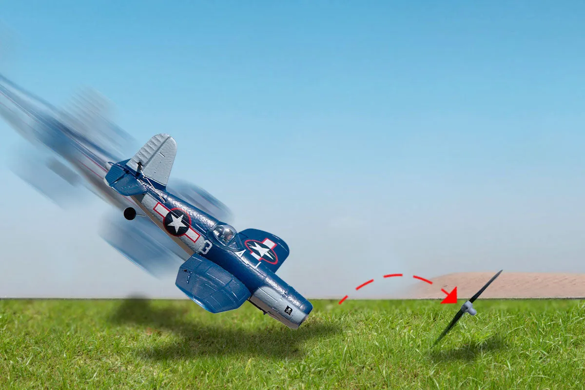 Rage R/C F4U Corsair Jolly Rogers Micro RTF Airplane w/PASS RGRA1301V2