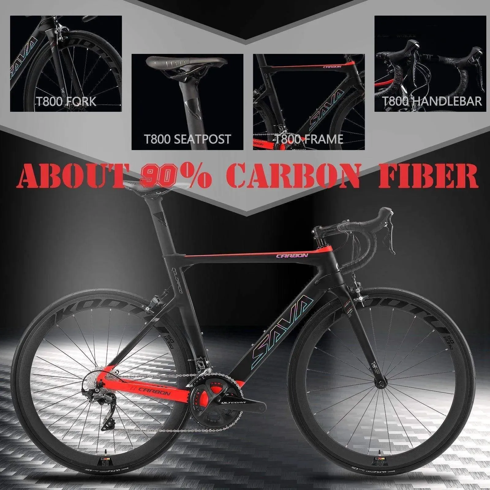 SAVA Phantom3.0 Carbon Road Bike Ultegra 22Speed EU