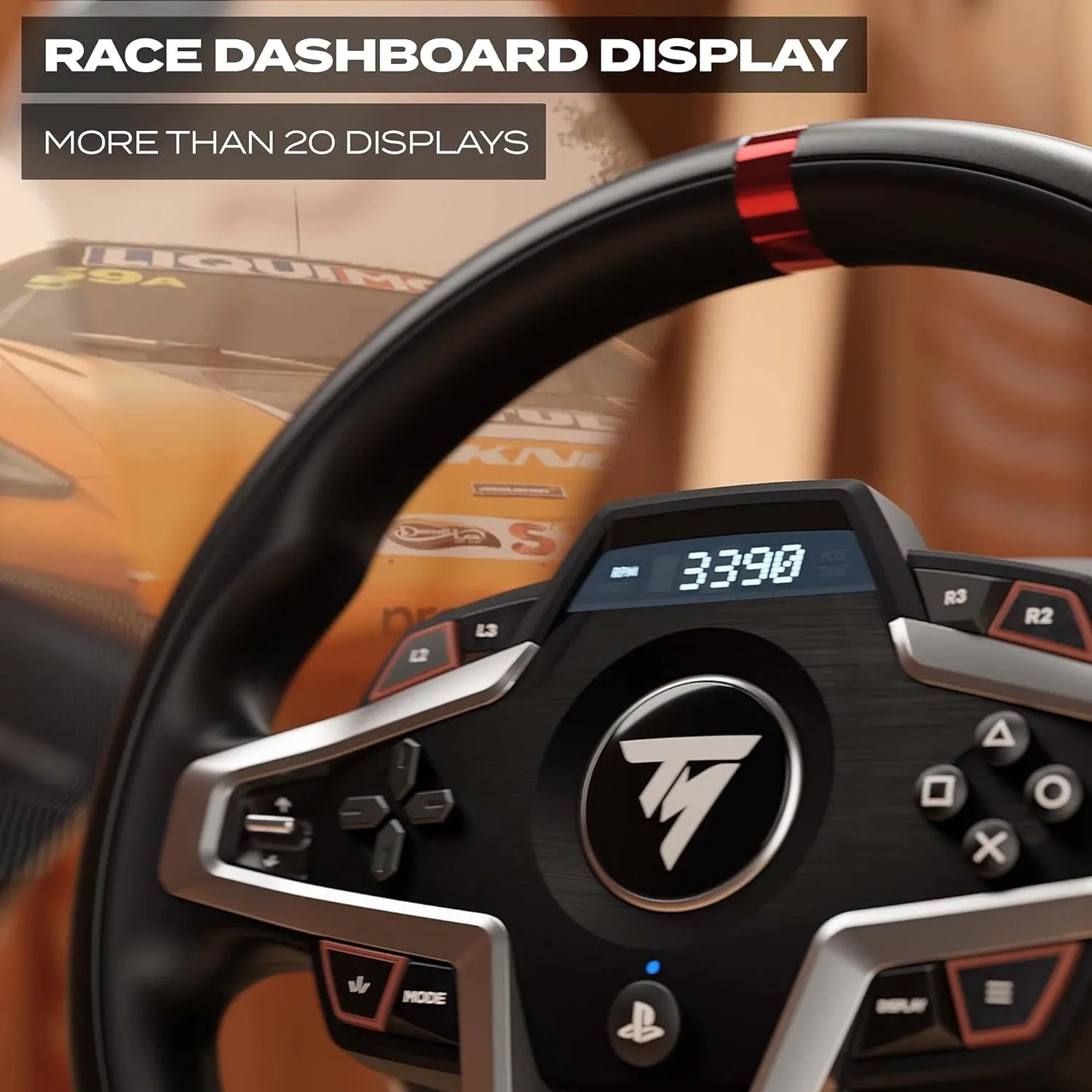 Thrustmaster T248 Racing Wheel & Pedal Set with Force Feedback for PS5, PS4, & PC