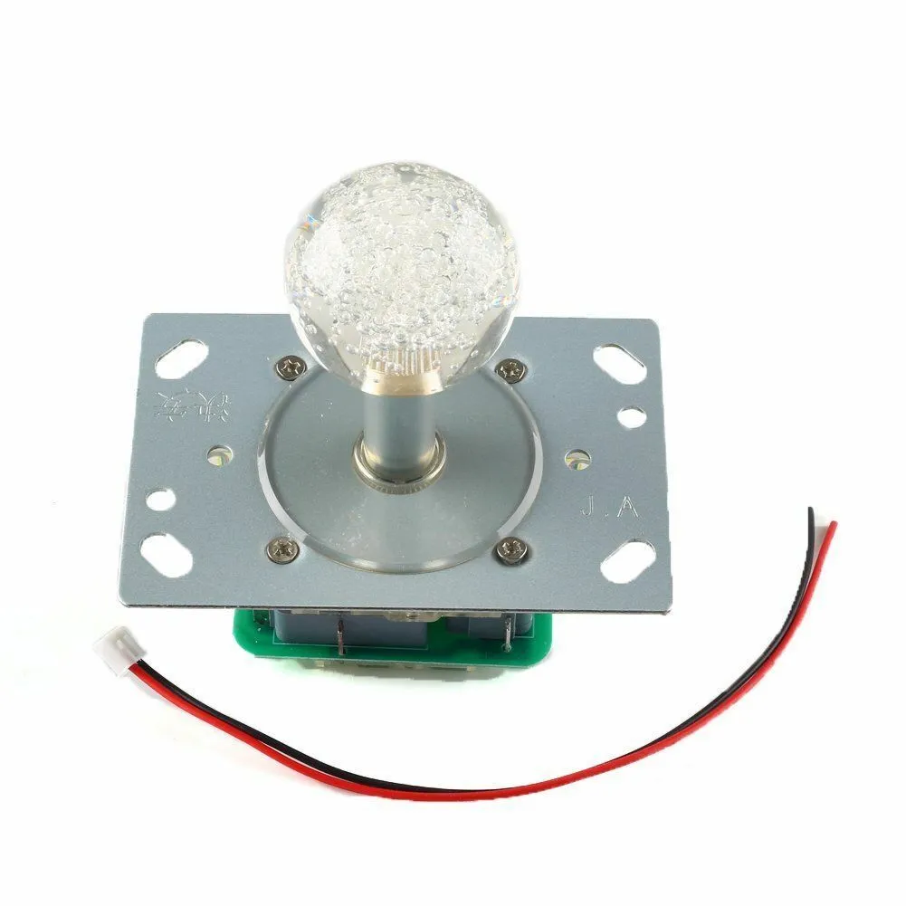 US Arcade LED Illuminated Joystick Colorful Switchable from 4 to 8 way operation