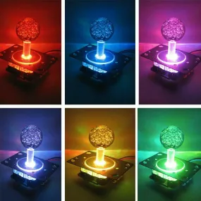 US Arcade LED Illuminated Joystick Colorful Switchable from 4 to 8 way operation