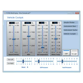 User Instrument Panel Add-in for PCAN Explorer 6