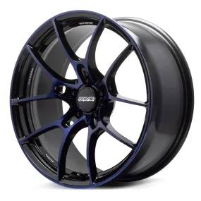 Volk Racing G025 Wheel 18x9.5" 5x114.3  22mm Wheel in Dark Blue DC/LD